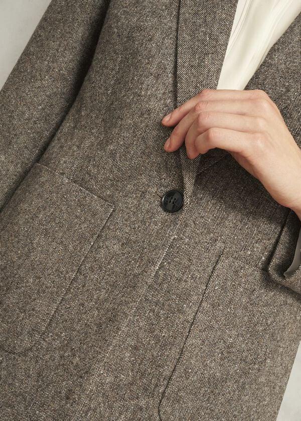 Hobbs Elvie Jacket Brown Multi