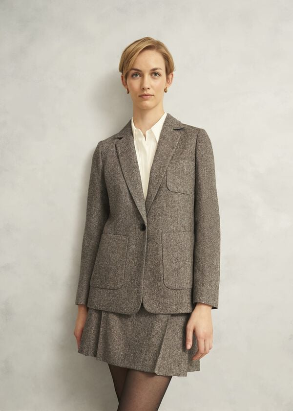 hobbs Elvie Jacket Brown Multi