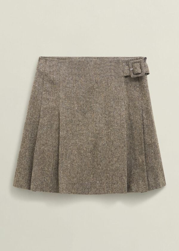 Hobbs Elvie Skirt Brown Multi