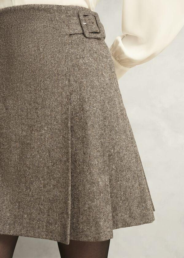 Hobbs Elvie Skirt Brown Multi