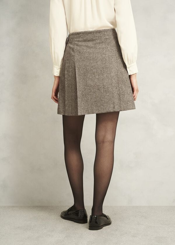 Hobbs Elvie Skirt Brown Multi