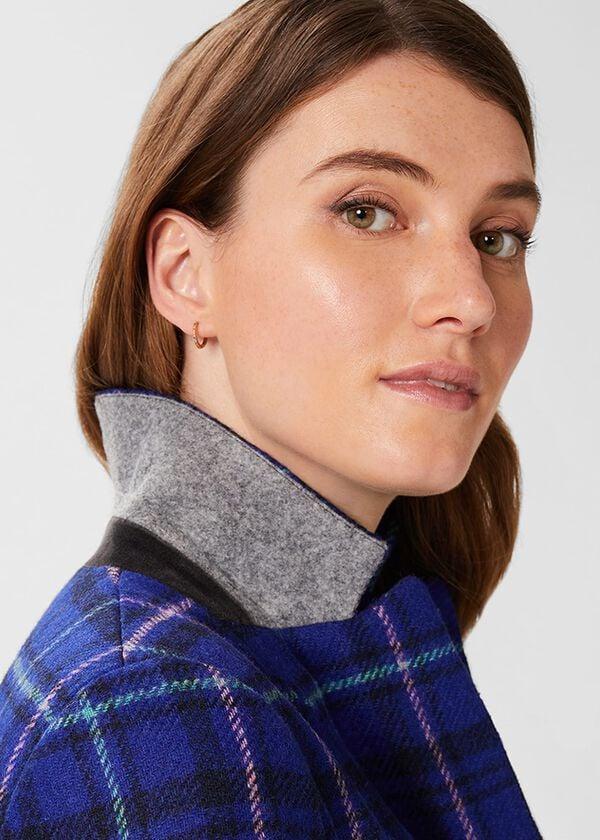 Hobbs Emberly Wool Jacket Cobalt Multi