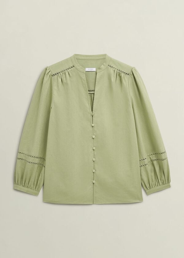 Hobbs Emberlynn Blouse Pale Sage