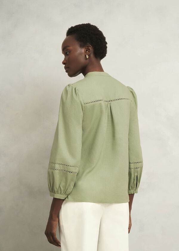 Hobbs Emberlynn Blouse Pale Sage