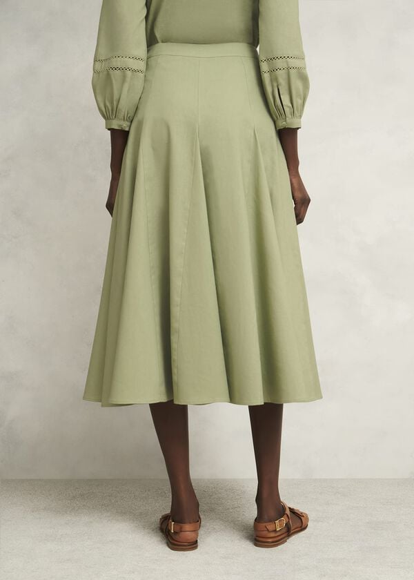 Hobbs Emberlynn Skirt Pale Sage