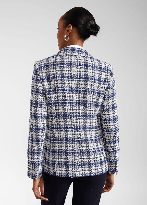 Hobbs Emerson Cotton Blend Jacket Blue Multi