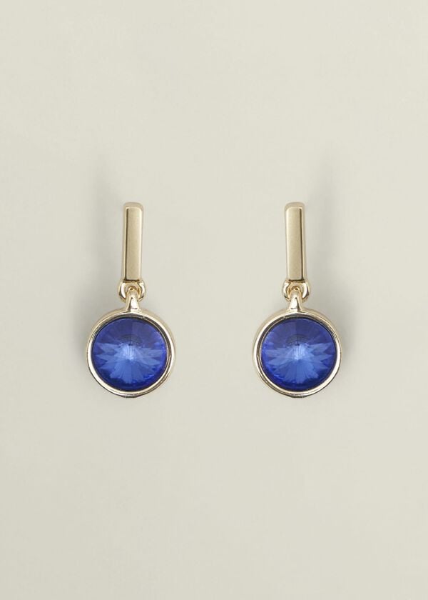 hobbs Emi Earrings Gold Blue
