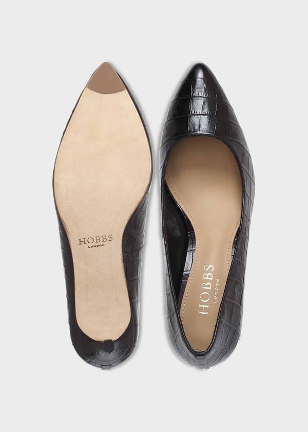 Hobbs Emma Court Shoes Black