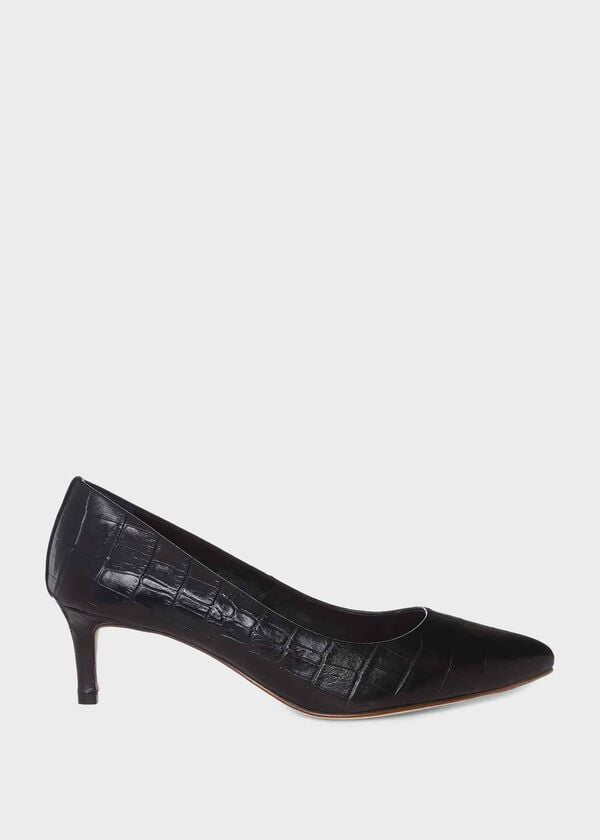 hobbs Emma Court Shoes Black