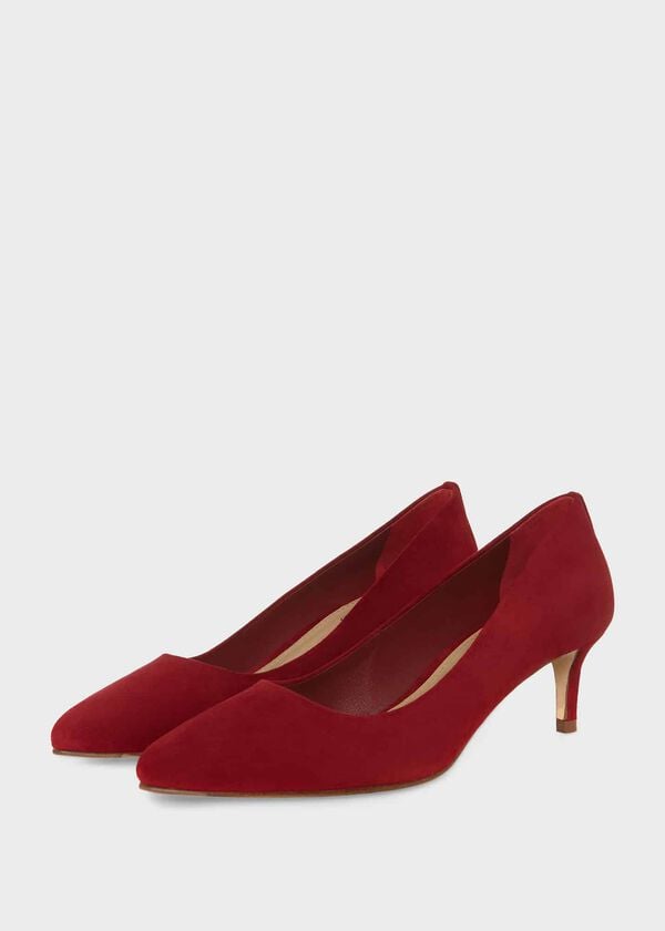 Hobbs Emma Court Shoes Rhubarb