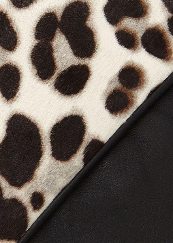 Hobbs Emma Leather Glove Snow Leopard