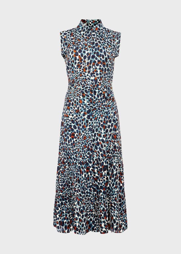 Hobbs Esme Dress Ocean Multi