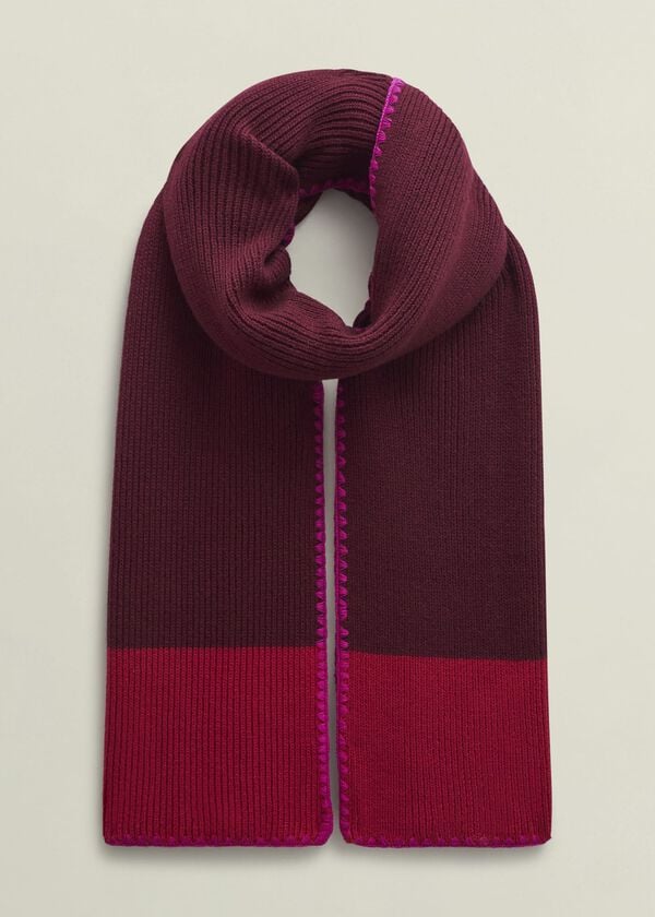 hobbs Esme Scarf Rhubarb Red