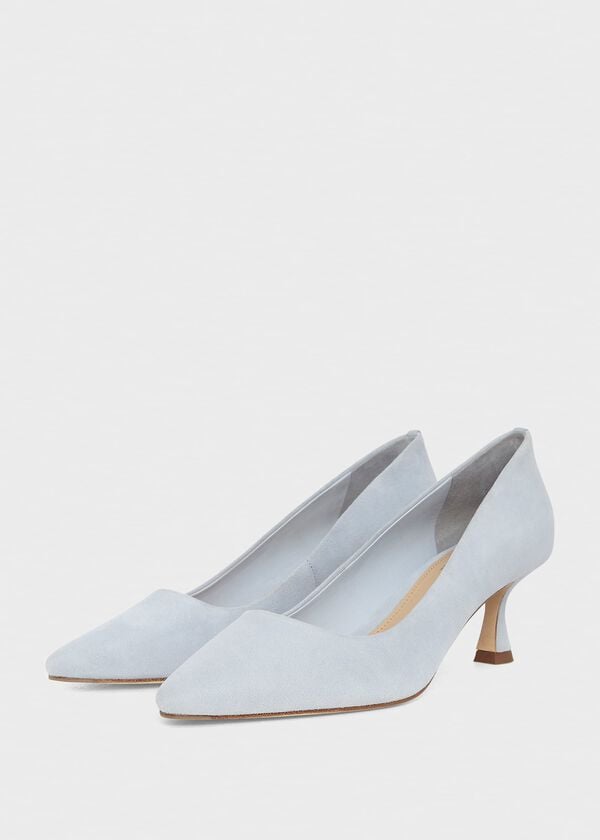 Hobbs Esther Court Shoes Celeste Blue