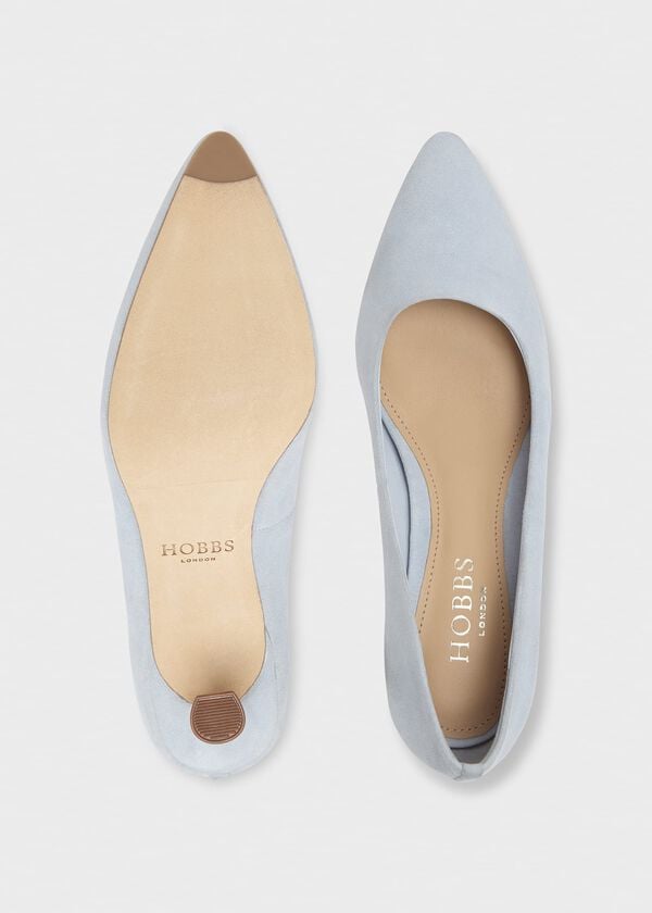 Hobbs Esther Court Shoes Celeste Blue