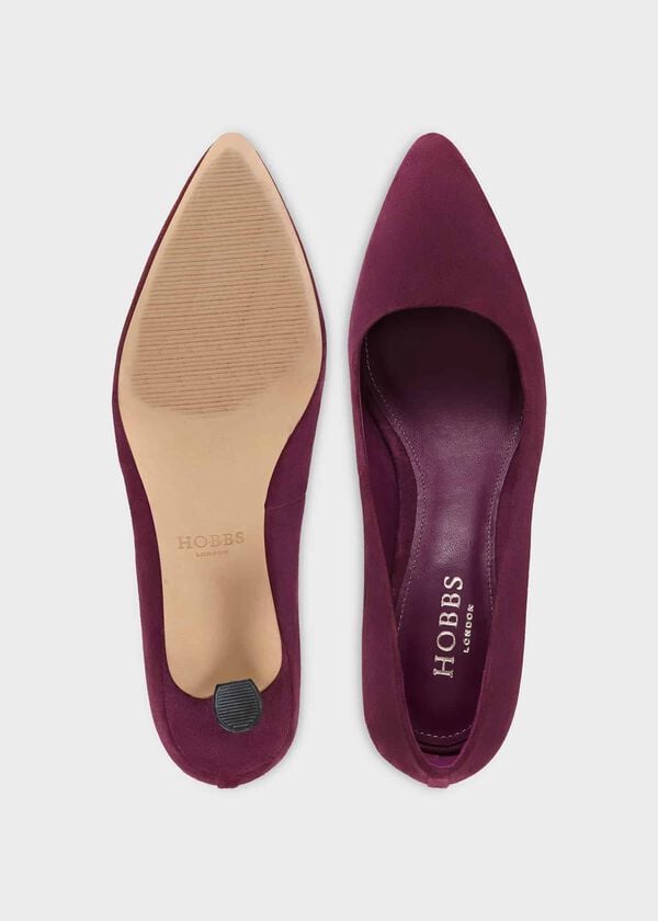 Hobbs Esther Court Shoes Deep Purple
