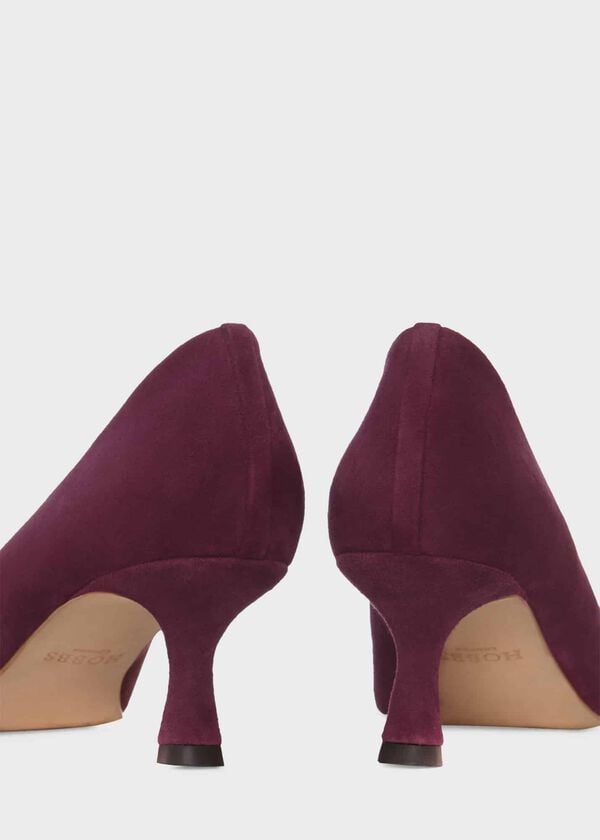 Hobbs Esther Court Shoes Deep Purple
