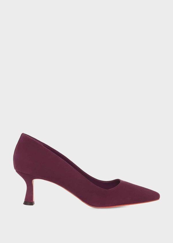 hobbs Esther Court Shoes Deep Purple