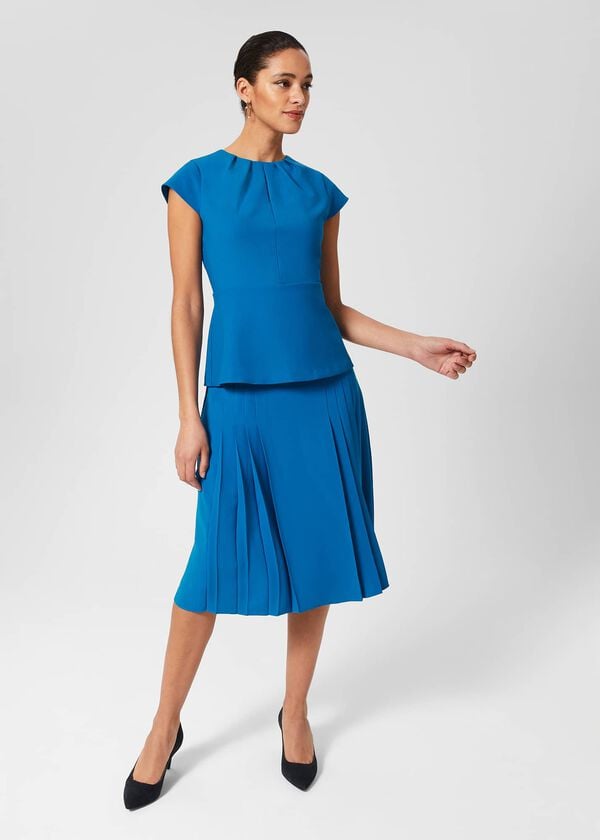hobbs Everleigh Skirt Imperial Blue