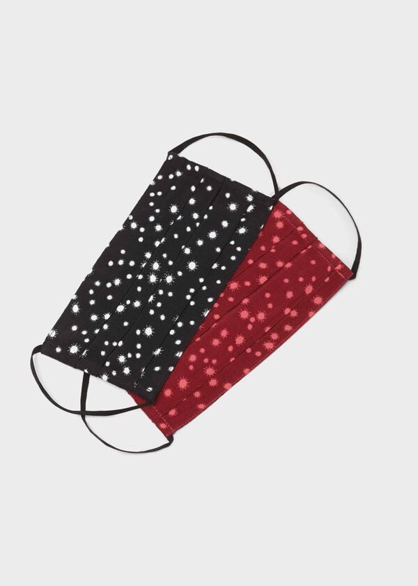 hobbs Face Masks Non-Medical Black Merlot