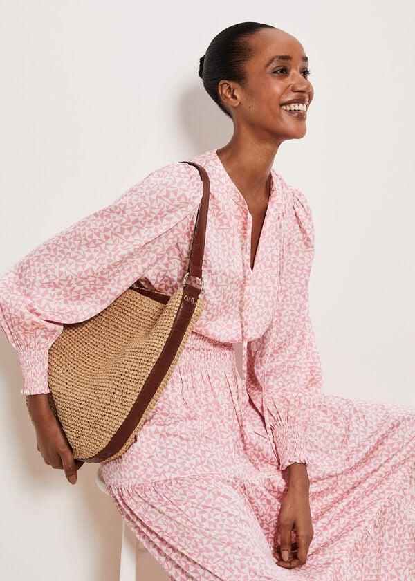 Hobbs Fairfax Dress Ivory Multi