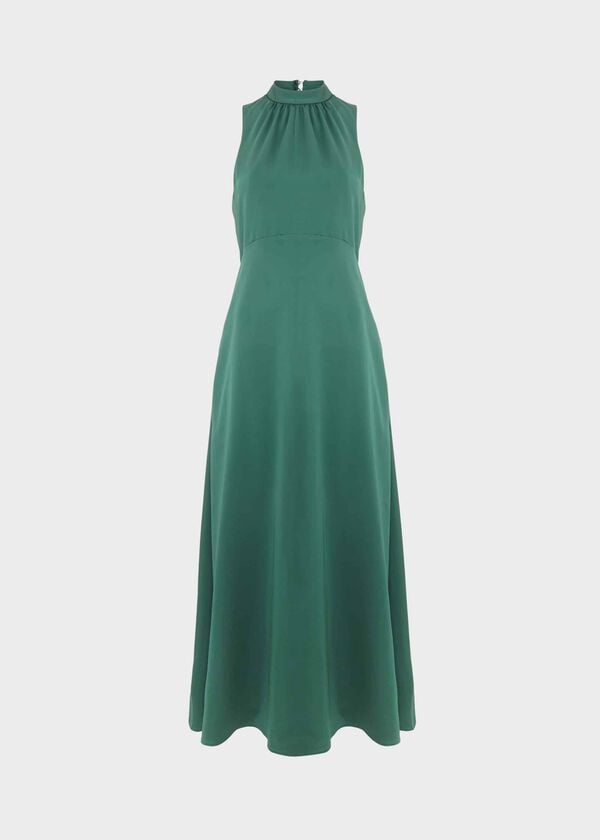 Hobbs Fairhaven Dress Foliage Green