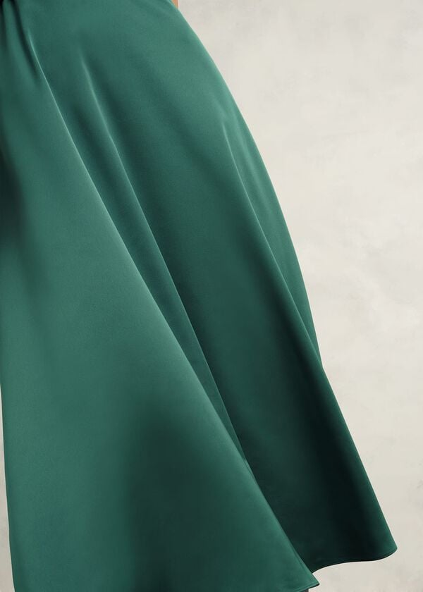 Hobbs Fairhaven Dress Foliage Green