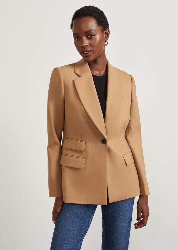 Hobbs Farley Blazer Camel