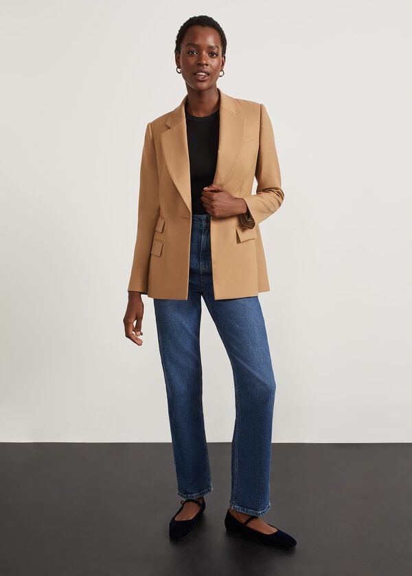 Hobbs Farley Blazer Camel