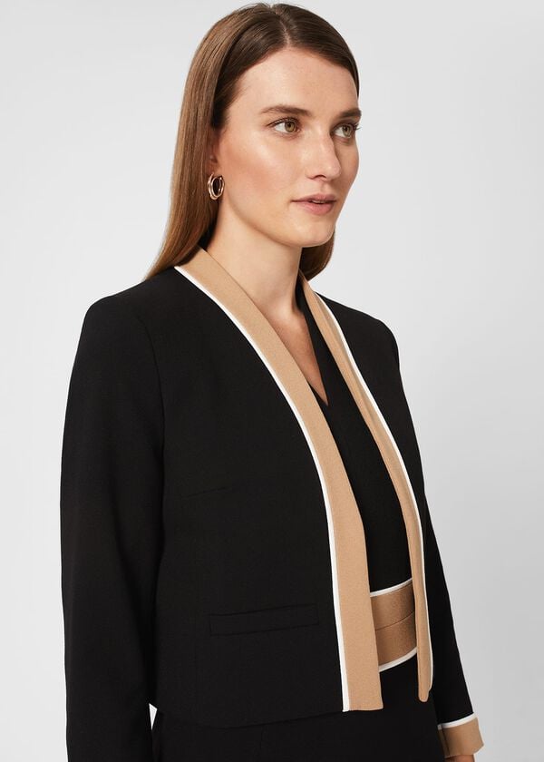 Hobbs Fatima Jacket Black Camel