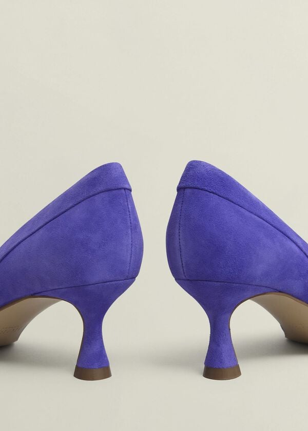 Hobbs Faye Suede Courts Allium Blue