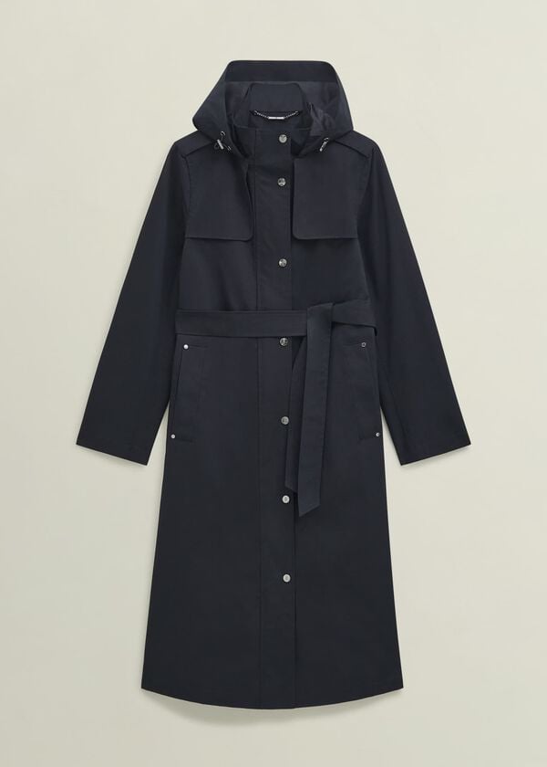Hobbs Felicia Waterproof Jacket Navy