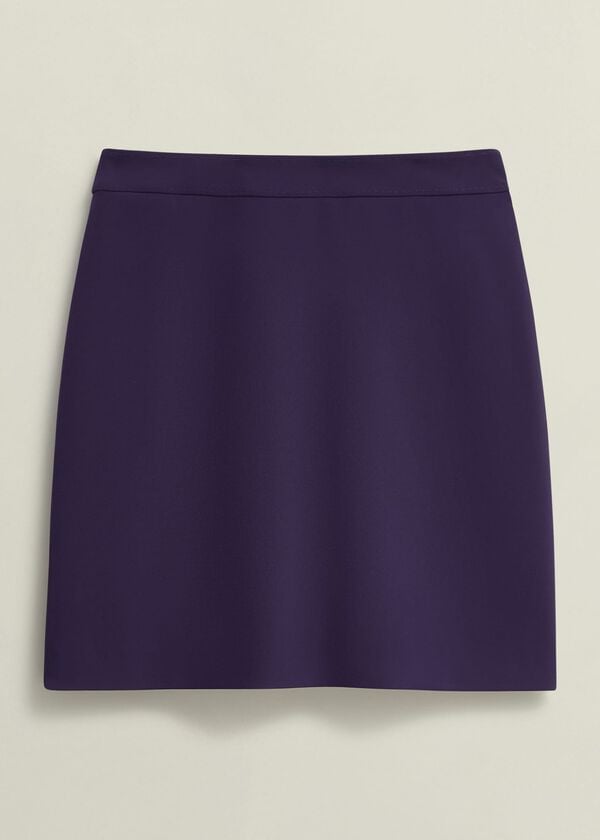 Hobbs Fenella Aline Skirt Grape Purple