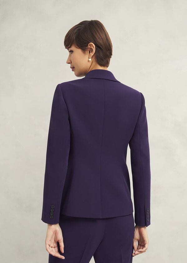 Hobbs Fenella Jacket Grape Purple