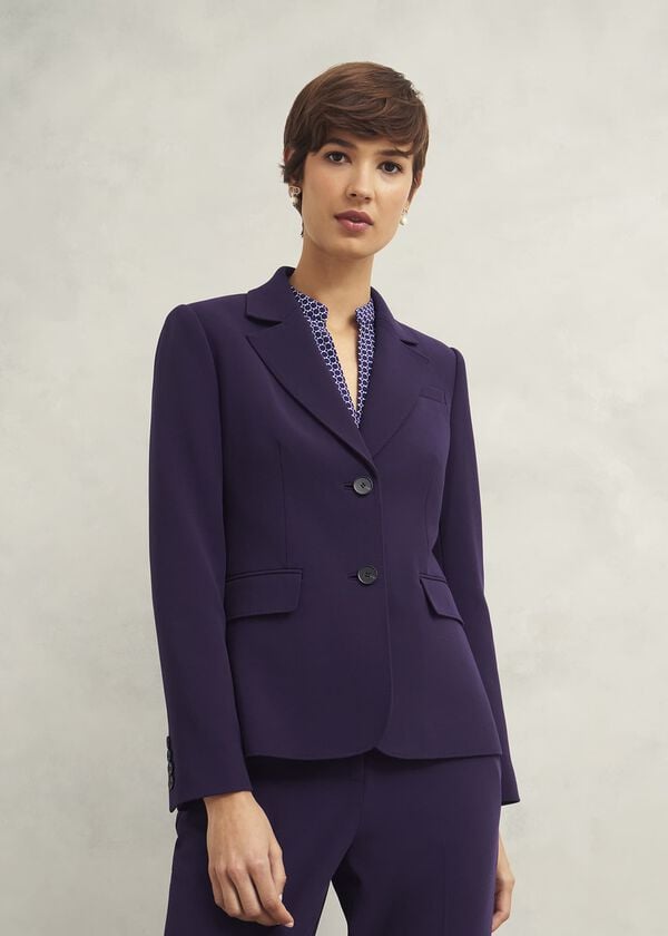 hobbs Fenella Jacket Grape Purple