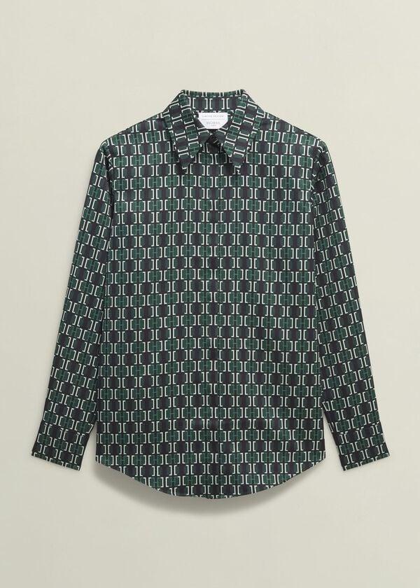 Hobbs Finwell Satin Shirt Multi