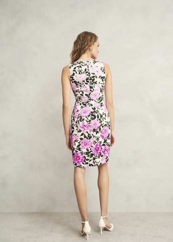 Hobbs Fiona Dress Ivory Multi