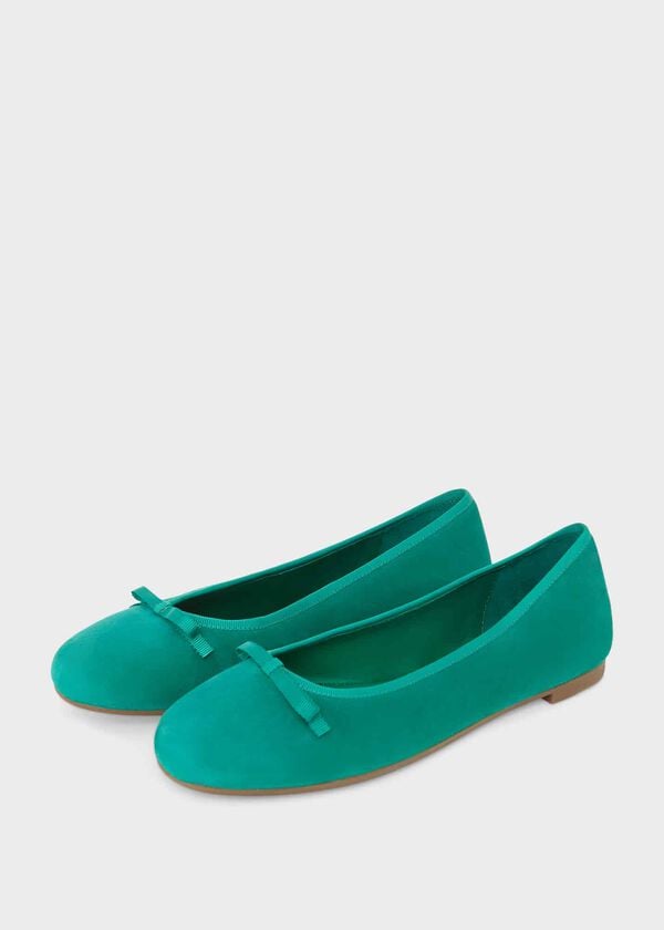 Hobbs Flo Ballerina Meadow Green