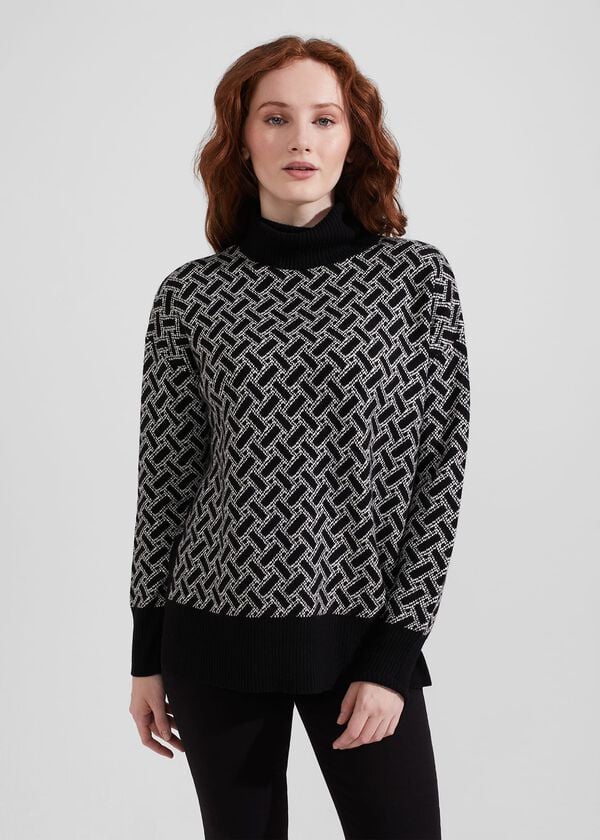 hobbs Florian Jumper Black Ivory