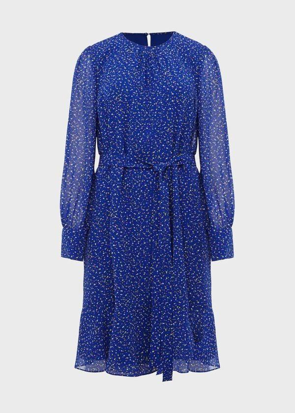 Hobbs Frances Dress Cobalt Multi