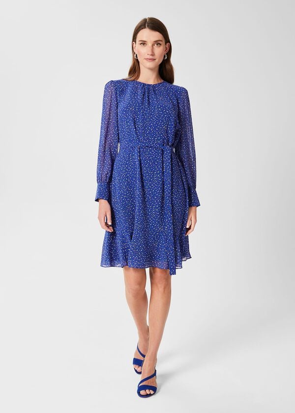 hobbs Frances Dress Cobalt Multi