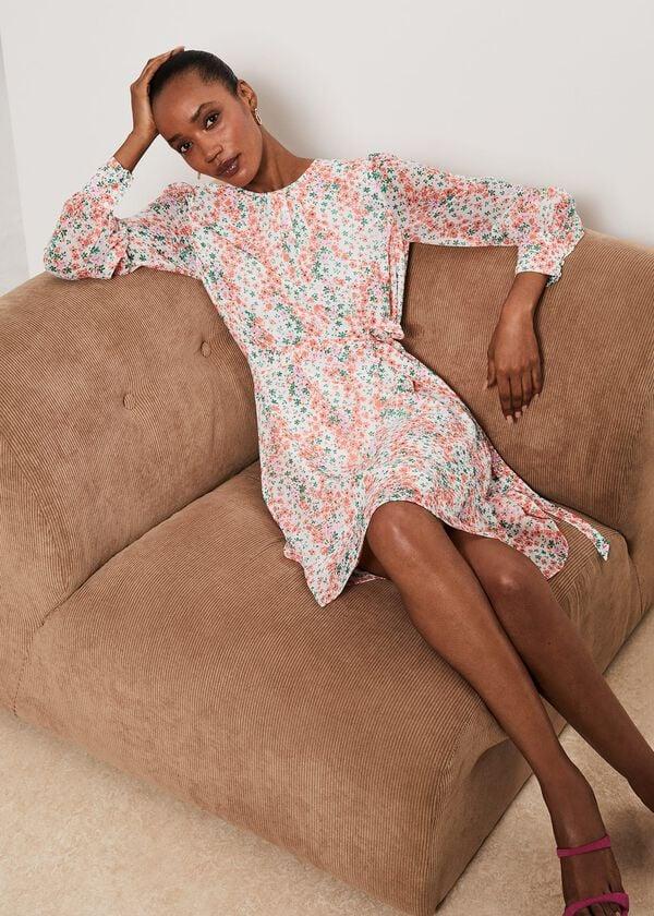 hobbs Frances Dress Ivory Multi