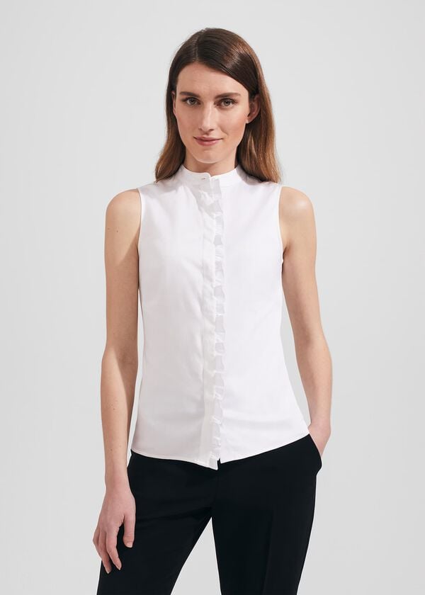 hobbs Frances Shirt White