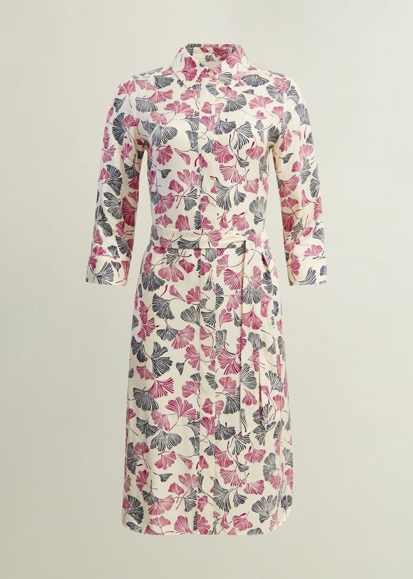 Hobbs Francis Dress Cream Multi
