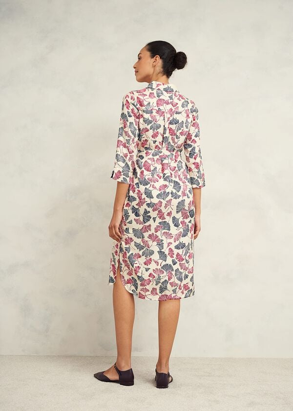 Hobbs Francis Dress Cream Multi