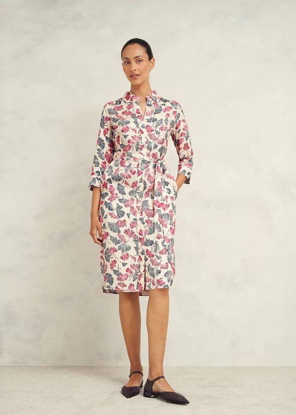 hobbs Francis Dress Cream Multi