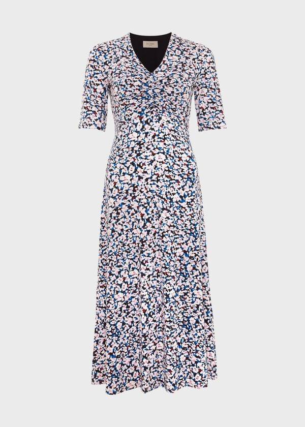 Hobbs Frankie Dress Navy Multi