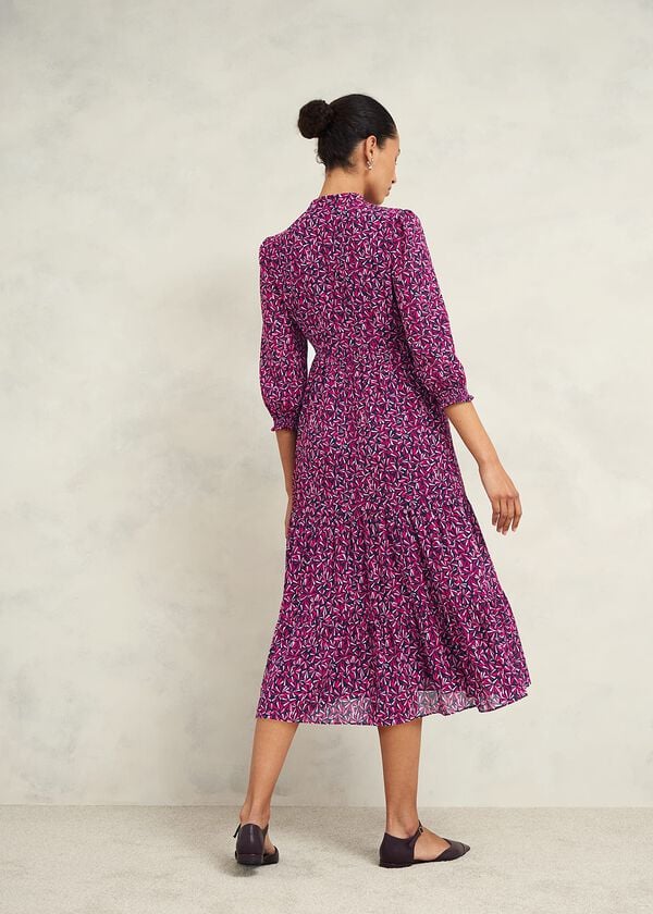 Hobbs Freda Dress Navy Multi