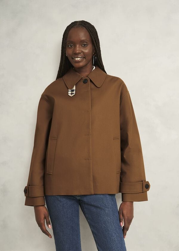 hobbs Frida Shower Resistant Trench Vicuna