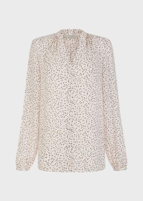 Hobbs Gabi Blouse Pink Multi